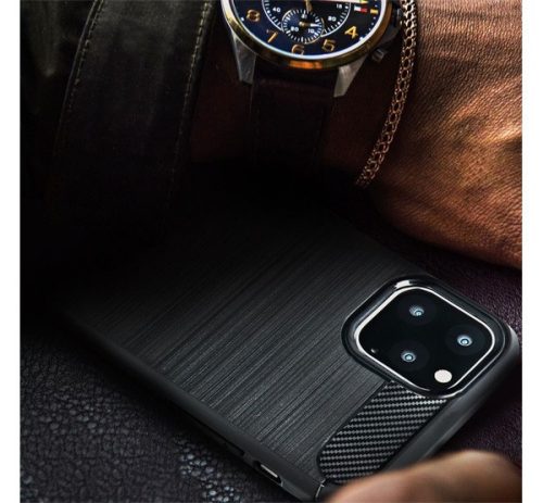 Forcell Carbon hátlap tok Samsung Galaxy A32 LTE, fekete