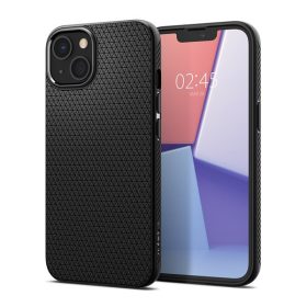 Spigen Liquid Air Apple iPhone 13 tok, Matte Black, fekete