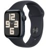 Bemutató készülék, Apple Watch SE (v2) okosóra, 40mm, Fekete alumínium, fekete szíj