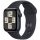 Bemutató készülék, Apple Watch SE (v2) okosóra, 44mm, Fekete alumínium, fekete szíj