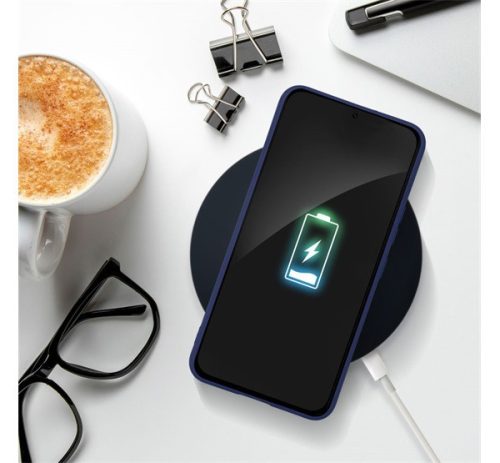 Forcell Soft Samsung Galaxy A03s szilikon tok, sötét kék
