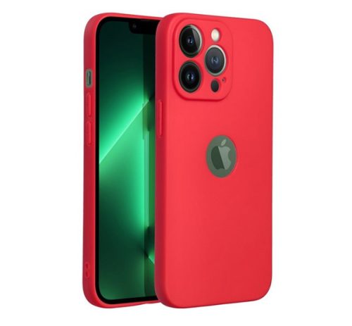 Forcell Soft Apple iPhone 13 Pro szilikon tok, piros