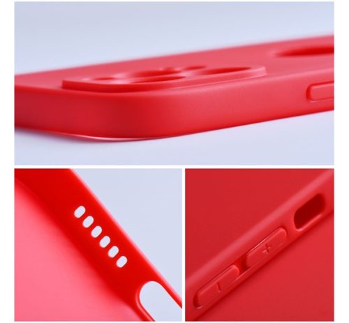 Forcell Soft Apple iPhone 13 Pro szilikon tok, piros
