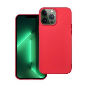 Forcell Soft Apple iPhone 13 Pro Max szilikon tok, piros