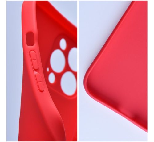 Forcell Soft Apple iPhone 13 Pro Max szilikon tok, piros