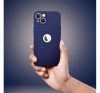 Forcell Soft Apple iPhone 13 Pro Max szilikon tok, sötét kék