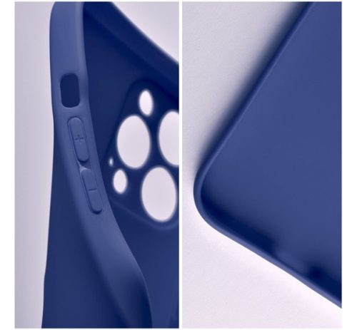 Forcell Soft Apple iPhone 13 Pro Max szilikon tok, sötét kék