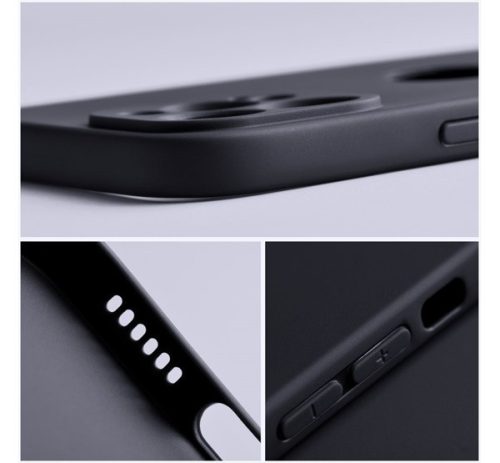Forcell Soft Apple iPhone 13 Pro Max szilikon tok, fekete