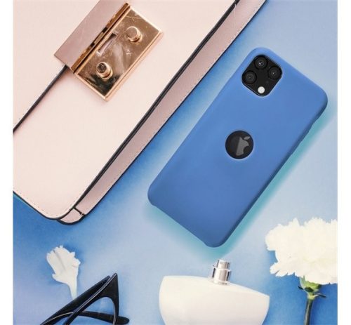 Forcell szilikon hátlapvédő tok Samsung Galaxy A03s, kék