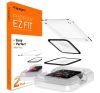 Spigen Pro Flex EZ Fit Apple Watch S9 / S8 / S7 45mm tempered kijelzővédő fólia felhelyező kerettel (2db)