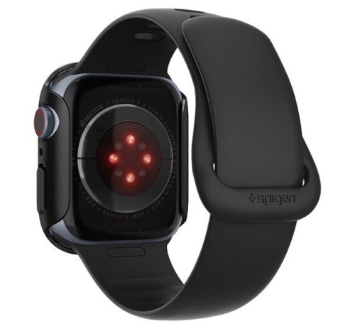 Spigen Thin Fit Apple Watch S8 / S7 45mm Black, fekete tok