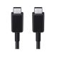 Samsung EP-DX510JB USB-C / USB-C töltő- és adatkábel, 1.8m, 5A, fekete