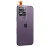 Spigen Glas.tR EZ Fit Optik Pro Apple iPhone 14 Pro / 14 Pro Max / 15 Pro / 15 Pro Max / 16 Pro / 16 Pro Max / 17 Pro / 17 Pro Max, Tempered kameralencse-védő fólia felhelyező kerettel, fekete (2db)