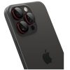 Spigen Glas.tR EZ Fit Optik Pro Apple iPhone 14 Pro / 14 Pro Max / 15 Pro / 15 Pro Max / 16 Pro / 16 Pro Max / 17 Pro / 17 Pro Max, Tempered kameravédő fólia, fekete-piros (2db)