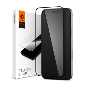   Spigen Glas.tR SLIM HD Apple iPhone 14 Pro Tempered kijelzővédő fólia, fekete