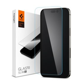   Spigen Glas.tR SLIM HD Apple iPhone 14 Pro Max Tempered kijelzővédő fólia, átlátszó