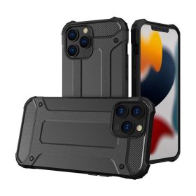 Forcell Armor hátlap tok, Apple iPhone 14 Pro, fekete