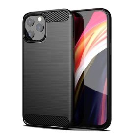 Forcell Carbon hátlap tok Apple iPhone 14 Plus, fekete