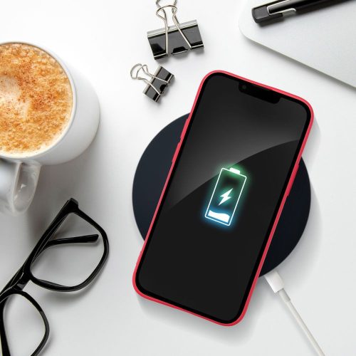 Forcell Soft szilikon hátlap tok Apple iPhone 14 Plus, piros