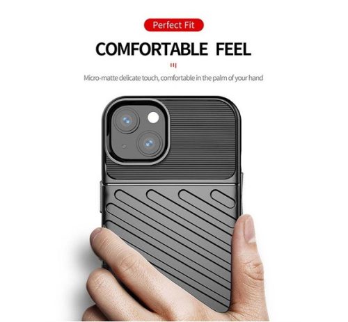 Forcell Thunder hátlap tok Apple iPhone 14 Plus, fekete