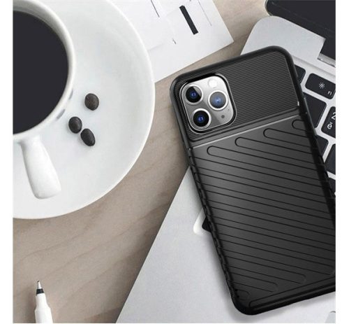 Forcell Thunder hátlap tok Samsung Galaxy A53 5G, fekete