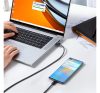 Baseus Dynamic USB / USB-C gyorstöltő töltő- és adatkábel, 100W, 1m, szürke
