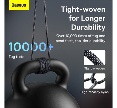 Baseus Dynamic USB / USB-C gyorstöltő töltő- és adatkábel, 100W, 1m, szürke