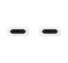 Samsung EP-DA705BW USB-C / USB-C töltő- és adatkábel, 1m, 3A, fehér