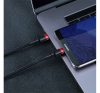 Baseus Cafule USB-C / USB-C töltő- és adatkábel, 60W, 1m, fekete-piros