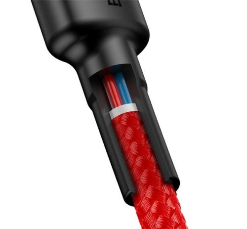 Baseus Cafule USB-C / USB-C töltő- és adatkábel, 60W, 1m, piros