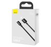 Baseus Superior USB / USB-C töltő- és adatkábel, 66W, 2m, fekete