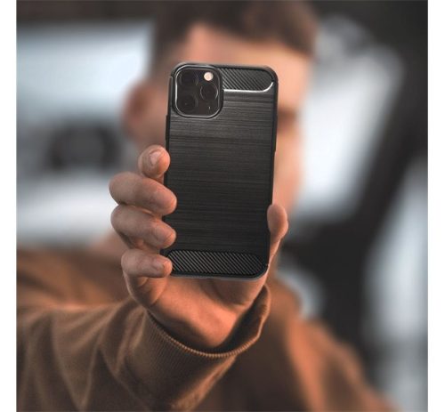Forcell Carbon hátlap tok Samsung Galaxy S23 Plus, fekete