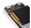 Baseus Bipow Power bank / külső akkumulátor, 10000mAh, 2xUSB, 1xUSB-C, 20W, fehér