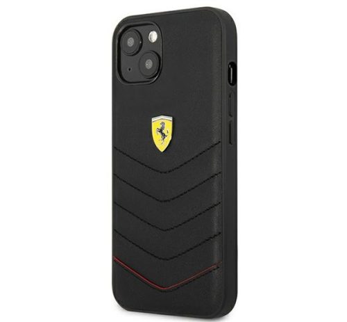 Ferrari Off Track Quilted Apple iPhone 13 mini hátlap tok, fekete
