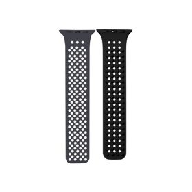   Phoner Spike Apple Watch szilikon szíj, 38/40/41mm, szürke/fekete