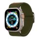 Spigen Lite Fit Ultra Apple Watch Ultra 3 / 2 / 1 49mm / 10 /  9 / 8 / 7 45mm / SE / 6 / 5 / 4 44mm / 3 / 2 / 1 42mm szövet szíj, keki