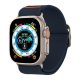 Spigen Lite Fit Ultra Apple Watch Ultra 3 / 2 / 1 49mm / 10 /  9 / 8 / 7 45mm / SE / 6 / 5 / 4 44mm / 3 / 2 / 1 42mm szövet szíj, tengerészkék
