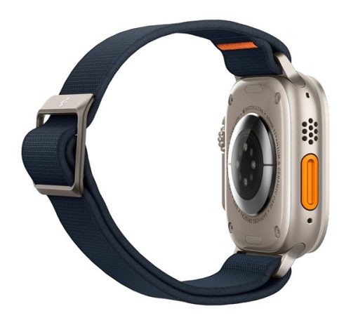 Spigen Lite Fit Ultra Apple Watch Ultra 3 / 2 / 1 49mm / 10 /  9 / 8 / 7 45mm / SE / 6 / 5 / 4 44mm / 3 / 2 / 1 42mm szövet szíj, tengerészkék