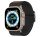 Spigen Lite Fit Ultra Apple Watch Ultra 3 / 2 / 1 49mm / 10 /  9 / 8 / 7 45mm / SE / 6 / 5 / 4 44mm / 3 / 2 / 1 42mm szövet szíj, fekete