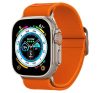 Spigen Lite Fit Ultra Apple Watch Ultra 3 / 2 / 1 49mm / 10 /  9 / 8 / 7 45mm / SE / 6 / 5 / 4 44mm / 3 / 2 / 1 42mm szövet szíj, narancs