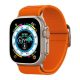 Spigen Lite Fit Ultra Apple Watch Ultra 3 / 2 / 1 49mm / 10 /  9 / 8 / 7 45mm / SE / 6 / 5 / 4 44mm / 3 / 2 / 1 42mm szövet szíj, narancs