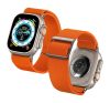 Spigen Lite Fit Ultra Apple Watch Ultra 3 / 2 / 1 49mm / 10 /  9 / 8 / 7 45mm / SE / 6 / 5 / 4 44mm / 3 / 2 / 1 42mm szövet szíj, narancs
