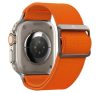 Spigen Lite Fit Ultra Apple Watch Ultra 3 / 2 / 1 49mm / 10 /  9 / 8 / 7 45mm / SE / 6 / 5 / 4 44mm / 3 / 2 / 1 42mm szövet szíj, narancs