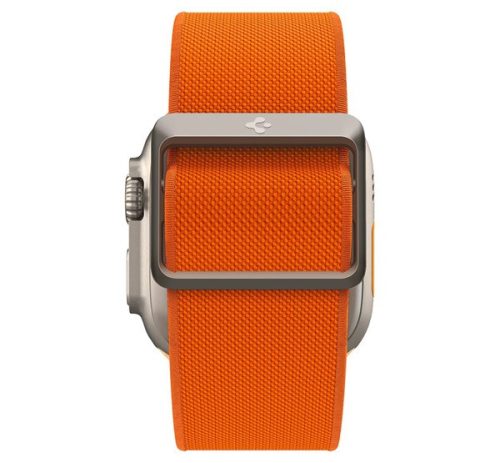 Spigen Lite Fit Ultra Apple Watch Ultra 3 / 2 / 1 49mm / 10 /  9 / 8 / 7 45mm / SE / 6 / 5 / 4 44mm / 3 / 2 / 1 42mm szövet szíj, narancs