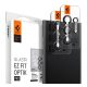 Spigen Glas.tR EZ Fit Optik Pro Samsung Galaxy S23 Ultra Tempered kameralencse-védő fólia felhelyező kerettel, fekete (2db)