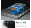 Spigen Glas.tR EZ Fit Optik Pro Samsung Galaxy S23 Ultra Tempered kameralencse-védő fólia felhelyező kerettel, fekete (2db)