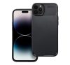 Forcell Carbon Premium Apple iPhone 14 Plus karbon mintás szilikon tok, fekete