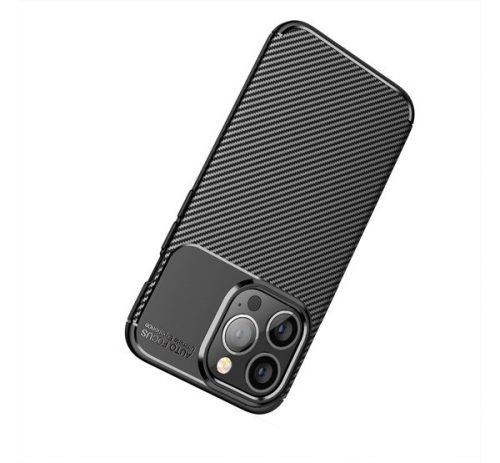 Forcell Carbon Premium Samsung Galaxy A52 5G / A52 LTE ( 4G ) / A52S karbon mintás szilikon tok, fekete