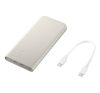 Samung EB-P3400XUEGEU Power bank / külső akkumulátor 2x USB-C 10000mAh, 25W, bézs