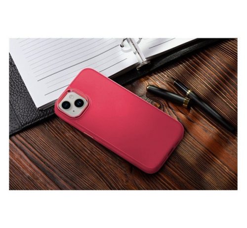 Frame Samsung Galaxy S22 közepesen ütésálló tok kameravédő kerettel, magenta